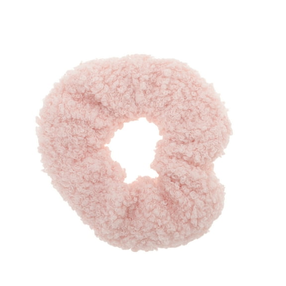 Unique Bargains 1 Pc Elegant Curly Scrunchies for Home Pink