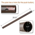 Replacement Patio Umbrella Lower Pole (33.5)