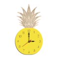 thumbnail image 1 of Reloj de pared de estilo nórdico con diseño de frutas de Lemononstore, silencioso, de madera, para decoración de mesa, sala de estar y hogar., 1 of 4