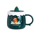 thumbnail image 1 of Taza de café navideña de cerámica, linda taza de café navideña, regalo de Navidad para mujeres, hombres, niños, oficina y personal, 1 of 5