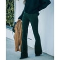 thumbnail image 3 of Pantalones Ajustados, 2 Bolsillos Pantalones Acampanados Elegantes Color Puro De Moda Para El Otoño ANGGREK No, 3 of 6