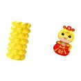 thumbnail image 5 of 2 Pieces Flower Vase Snake Statue Table Ornament Porcelain Keepsake for Living Room Office Desk Decor, 5 of 8