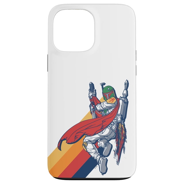 Funda para teléfono STAR WARS Boba Fett Retro Rainbow para iPhone 13 Pro Max