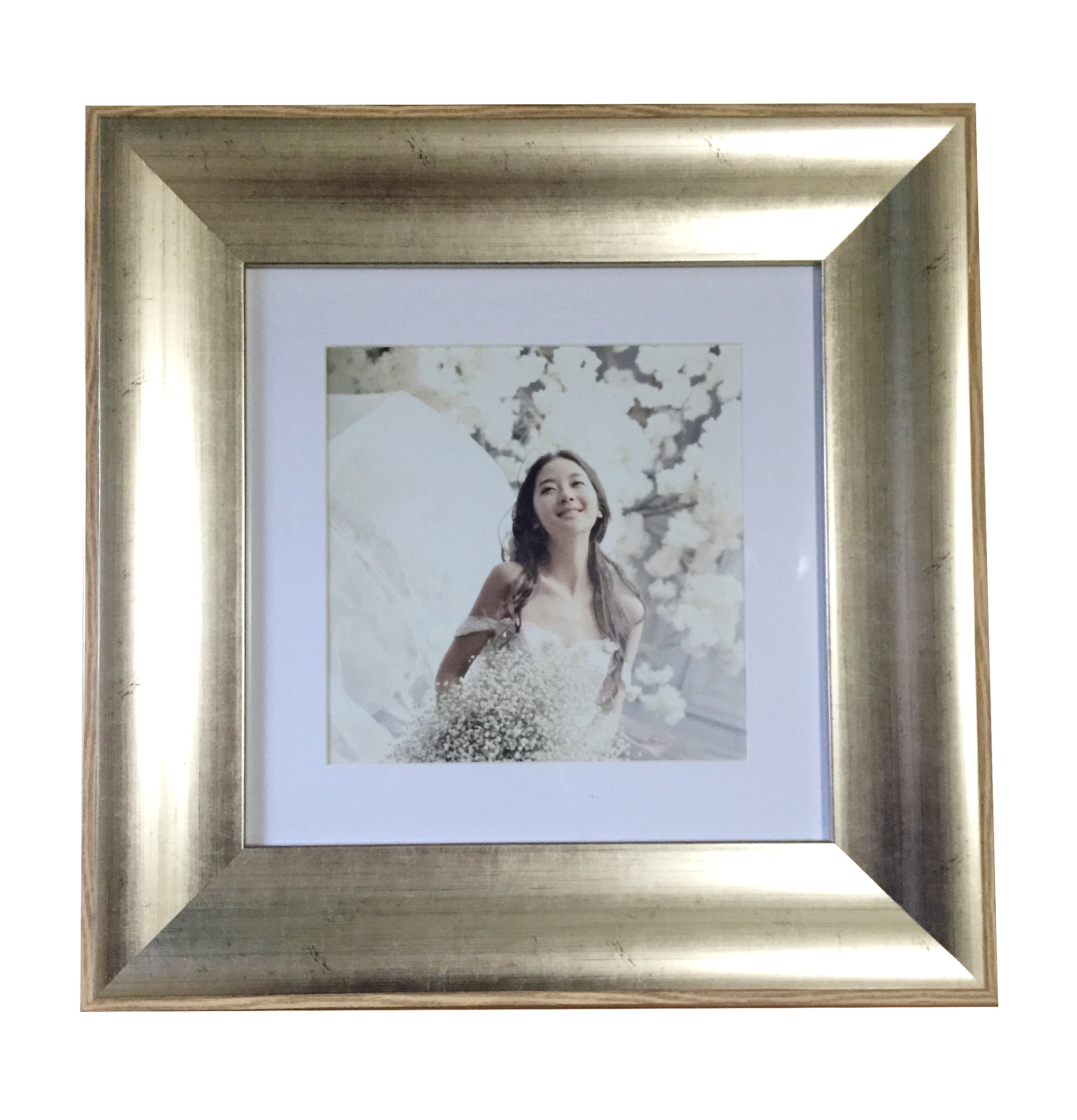 Lilian Antique Gold Collage Display 11x11 Photo Frame Made to Display