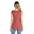 thumbnail image 5 of Maternity V Neck Sleeveless Round Hem Tank Top, 5 of 5