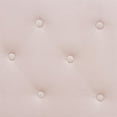 thumbnail image 4 of Bowery Hill Mid-Century Velvet/Wood Full Daybed in Light Pink, 4 of 8