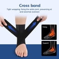 thumbnail image 3 of Silicone Ankle Brace Support, Ankle Stabilizer Sprain Prevention Design, Ligament Injury Joint Recovery Wrap, Brace for Sports Injury Recovery Joint Protection, 3 of 6