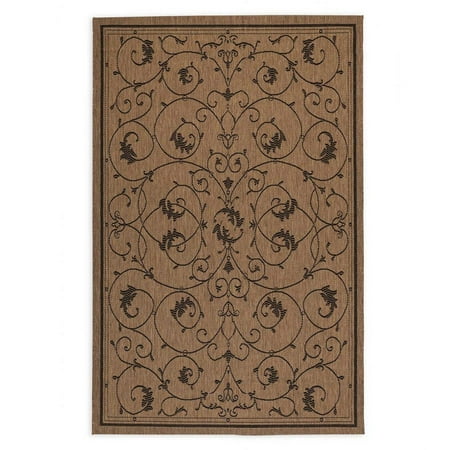 Plow & Hearth Veranda Scroll Indoor/Outdoor Rug  2  x 3 7