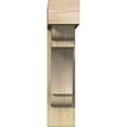 thumbnail image 2 of Ekena Millwork 8"W x 34"D x 34"H Olympic Block Rough Sawn Bracket w/ Offset Brace, Douglas Fir, 2 of 25