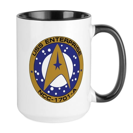 

CafePress - Enterprise 1701 A Large Mug - 15 oz Ceramic Large Mug