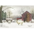 thumbnail image 2 of Jacobs, Billy 18x13 Gold Ornate Wood Framed with Double Matting Museum Art Print Titled - Winter Coat, 2 of 4