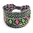 thumbnail image 5 of Banda para el cabello de ala ancha elástica deportiva con estampado a cuadros de estilo europeo y americano, diadema absorbente de sudor, pañuelo para la cabeza de yoga para mujer, 5 of 5