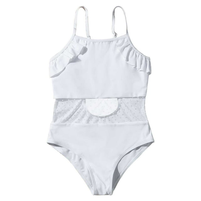 Kids Swimsuits For Girls Beach Sport Thin Straps Summer Beach Rash