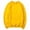 Yellow, variant on Mlzmgr Men's Sweatshirts Long Sleeve Pullover Crewneck Warm Shirts Athletic Workout Running Tops