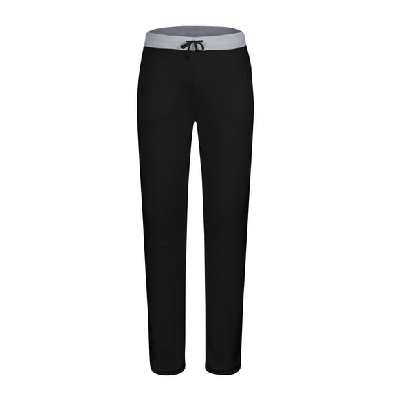 Glisme Boys Color Jogger Pants Athletic Casual Pant With Comfort Elastic Waist For Active Kids Youth Sports Wear Black Softness Trousers Size 5-6 Years