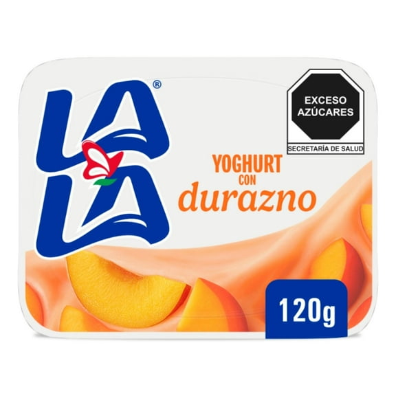 Yoghurt batido Lala con durazno natural y proteínas 120 g