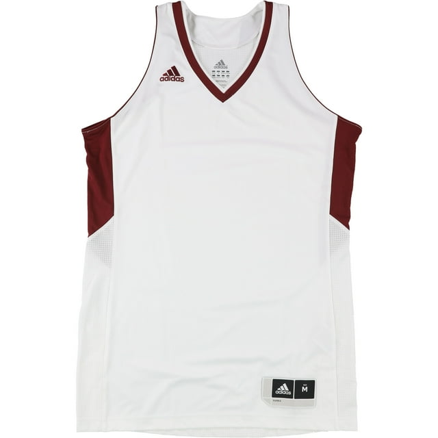 adidas Womens 2-Tone Basketball Team Jersey, Blanco, Mediano