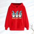 thumbnail image 2 of WILLBEST Sudadera de Mujer con Capucha Estampada Navideña para Otoño/Invierno, Talla Grande, Gruesa, Informal y Holgada Chica​​, 2 of 3