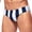 B-Navy, variant on Men's Swimsuit Brief Quick Dry Compression Bathing Suit Breathable Comfy High Stretch Swimwear Summer Vacation Beachwear Fall Saving Black XL