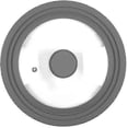 thumbnail image 3 of Universal Lid for Pots, Pans and Skillets - Tempered Glass with Heat Resistant Silicone Rim, Fits 11', 12' and 12.5' Diameter Cookware, Gray 2025, 3 of 5