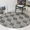 thumbnail image 2 of SAFAVIEH Montauk Caleb Geometric Diamond Cotton Area Rug, Black, 5' x 8', 2 of 9