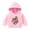 Pink, variant on Trupants Little Girls Hoodie 6T Pink, Tiger Claw Print - Durable Easy Care Hooded Sweatshirt for Daily & Active Play