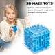 thumbnail image 2 of Laberinto 3D cubo mágico cubo de rompecabezas de seis caras transparente bola rodante (azul) Likrtyny juguetes de los niños, 2 of 9