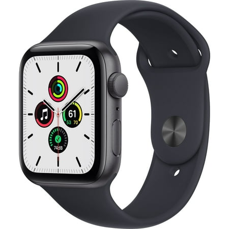 Watch SE 44mm Space Gray Aluminum Case with Midnight Sport Band MKQ63LL/A