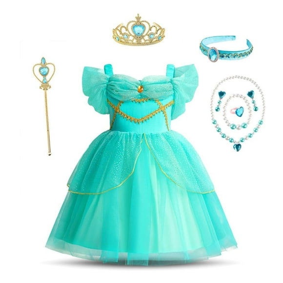 Disfraz elegante con forma de margarita, princesa árabe, para niña de 18 a 24 m