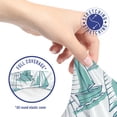 thumbnail image 5 of Marine Office Chair Slipcover, Continuous Nautical Themed Pattern of Sailboats Sketch on Sea, Protective Stretch Decorative Fabric Cover, Standard Size, Seafoam Dark Sky Blue, by Ambesonne, 5 of 5