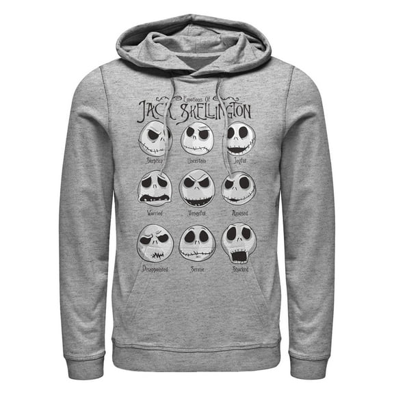 Men's The Nightmare Before Christmas Emotional Jack Pull Over Hoodie