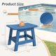 thumbnail image 2 of Reposapiés para patio al aire última intervensión, reposapiés otomanos, asiento pequeño, Adirondack para todo tipo de clima, azul marino, 2 of 14
