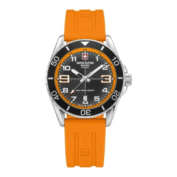 Swiss Alpine Military Men's Watch Analog Quartz 7029.1839SAM Silicone