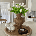thumbnail image 6 of Scidweet 20 Pcs Artificial Flowers Fake Tulip, White Tulip for Spring Indoor Table Wedding Decorations Mother's Day Easter Gifts, 6 of 11