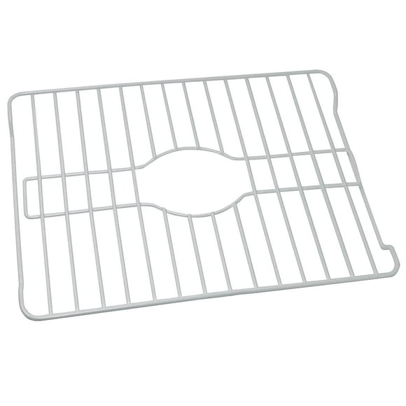 Protector de fregadero Better Houseware, rejilla metálica, 41 x 31 x 3 cm, color blanco