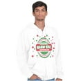 thumbnail image 5 of Watermelon Blow Pop Retro Candy Cute Zip Up Hoodie Men's Women's Brisco Brands M, 5 of 6