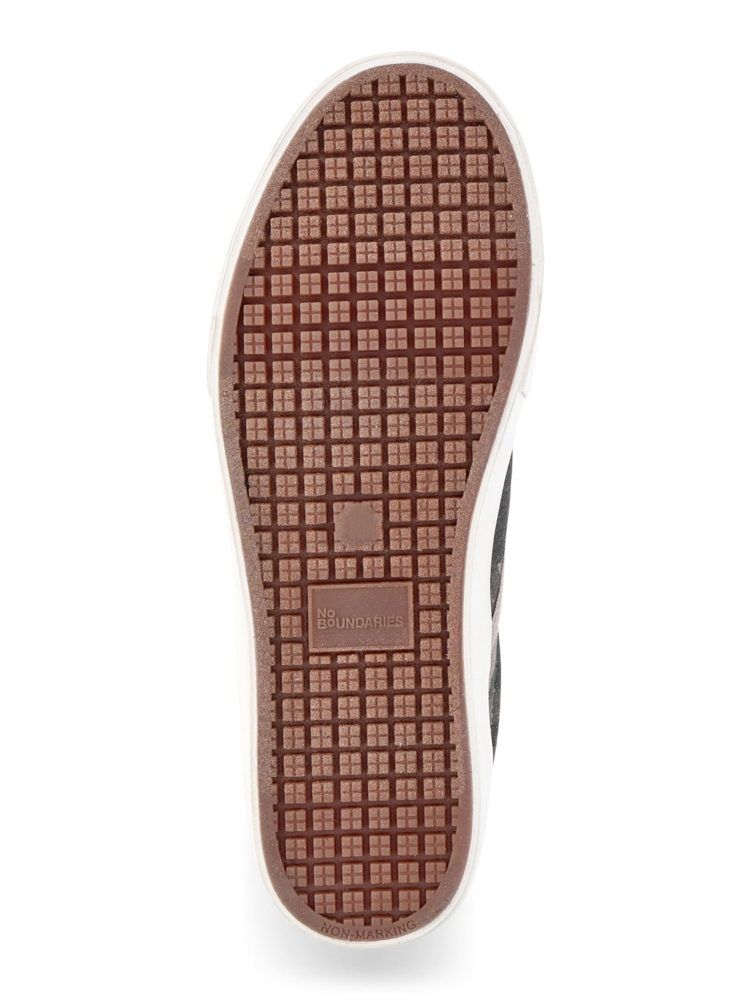 No Boundaries Twin Gore Canvas Slip On Sneakers, Wide Width Available, Women's