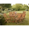 thumbnail image 2 of East West Furniture 7 Piece Outdoor Patio Dining Sets, 2 of 6