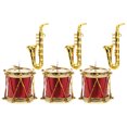 thumbnail image 2 of MOVTOTOP Mini Musical Instrument Set for Decor Assorted Color Smooth Surface Durable PP Material 3 Sets, 2 of 7