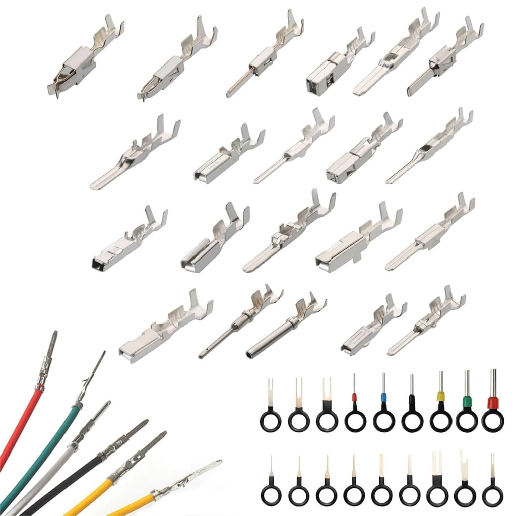 500Pcs Electrical Pin Connector Car Wire Terminals Connector Pin 1-3.5mm