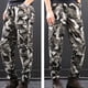 thumbnail image 4 of Pantalones largos, pantalones cargo para hombre, pantalones rectos ajustados con múltiples bolsillos, pantalones deportivos para exteriores, pantalones para hombre, 4 of 5