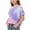Purple, variant on 1-10 Y Girls Tie Dye T Shirts Casual Oversized Tee Top for Kids Fashion Casual School Workout Summer Shirt