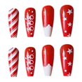 thumbnail image 1 of Long-Length Artificial Nails Easy to Remove Fake Nails for Creating Christmas Atmosphere Jelly Glue, 1 of 7