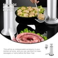 thumbnail image 6 of Clearance! Sausage Stuffer Meatball Maker [2024 New] 2 in 1 Vertical Sausage Stuffer Machine Sausage Stuffer Kit Homemade Manual Sausage Maker Tool for Commercial Household Use, Meat Shredder, 6 of 8