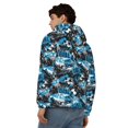 thumbnail image 4 of Wukai Football Time Print Men's Zip-Up Hoodie,Fleece Full-Zip Hoodie for Men, Hooded Sweatshirt-3X-Large, 4 of 5