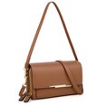 thumbnail image 7 of UTO Womens Small Crossbody Purses PU Leather Cellphone Bags Ladies Clutch Shoulder Handbags Wallet Purse(Brown), 7 of 7