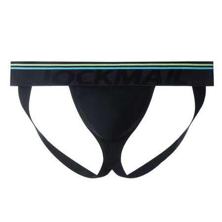 

Juebong Underwear for Men Clearance Under $10.00 Men s Sexy Underwear Comfortable Sweat-Absorbent Double Thong Sexy Underwear Black M