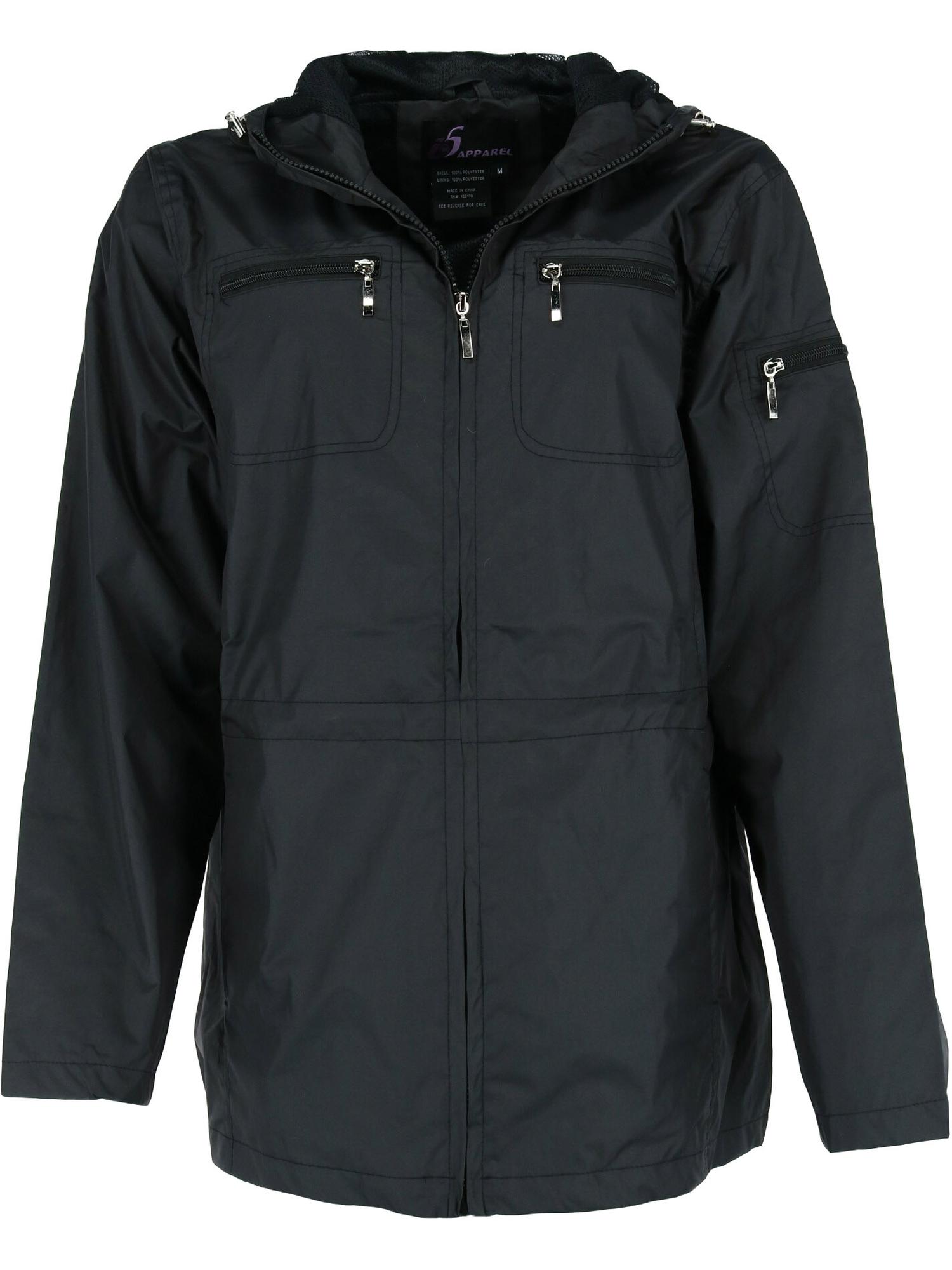 i5 Apparel I5 Apparel Hooded 3/4 Length Rain Jacket (Women's