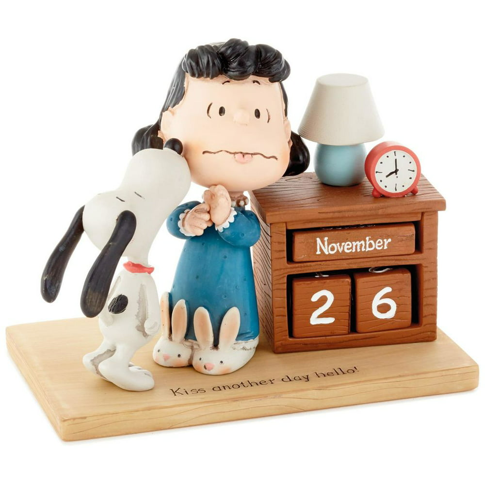 Hallmark Peanuts Snoopy and Lucy Perpetual Calendar New