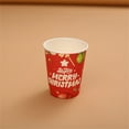 thumbnail image 2 of NSESSHome 16Pcs Christmas Disposable Paper Cup Christmas Cups Christmas Hot Chocolate Coffee Cups Snowman Santa Xmas Party Cups Christmas Holiday Table Party Supplies Decorations, 2 of 8